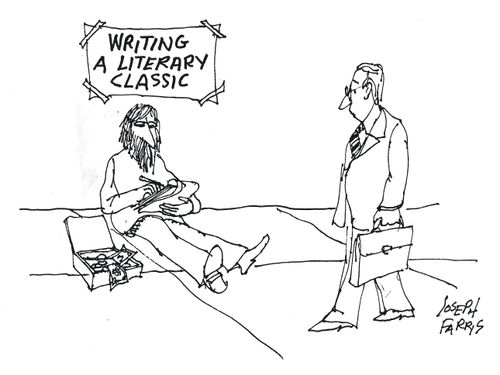 Writing a literary classic.