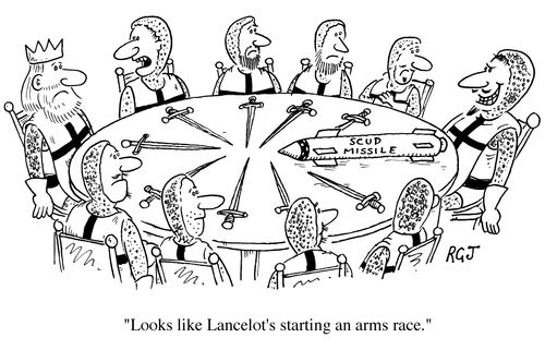 "Looks like Lancelot's starting an arms race."