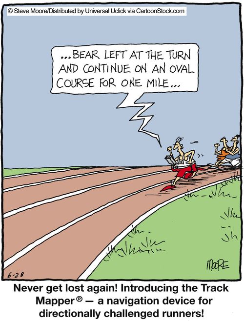 Never get lost again! Introducing the Track Mapper - a navigation device for directionally challenged runners.