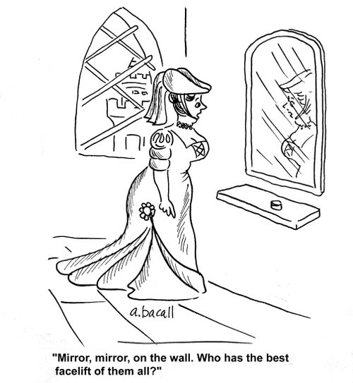 Mirror, mirror on the wall, who has the best facelift of them all?