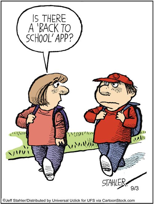 'Is there a 'back to school' app?'