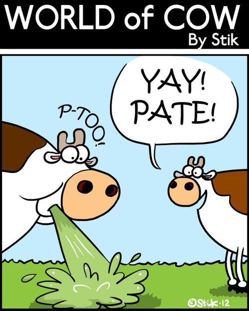 'YAY! PATE!'