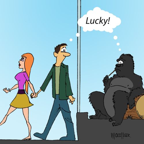 "Lucky!"