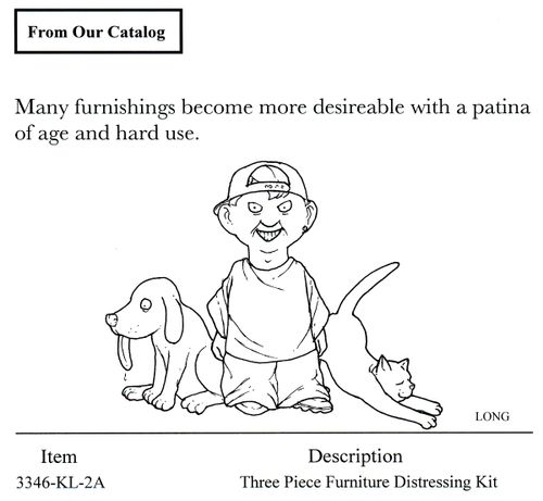 Three Piece Furniture Distressing Kit