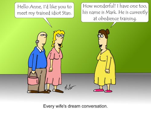 Every wife's dream conversation.