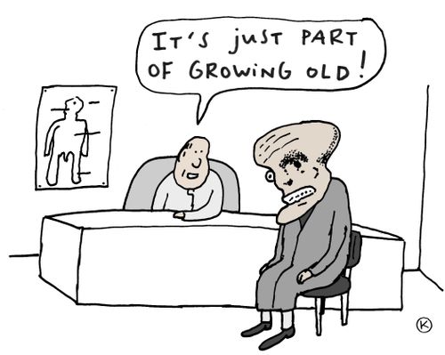 'It's just part of growing old!'