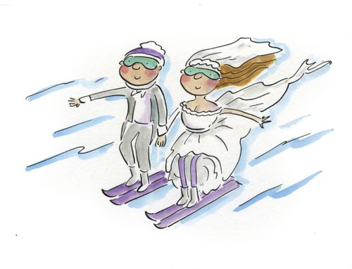 Wedding Skiers