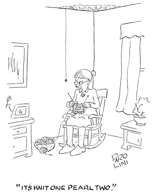 'It's knit one, pearl two.'