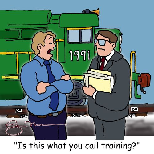 'Is this what you call training?'