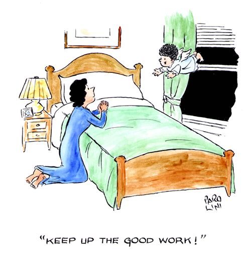 'Keep up the good work!'