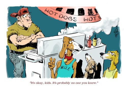 "It's okay, kids. It's probably no one you knew."