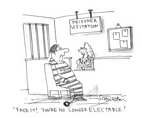 'Face it! You're no longer electable.'