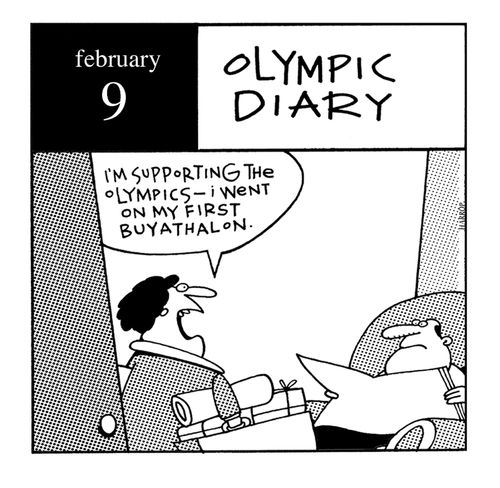 Olympic Diary - February 9th.