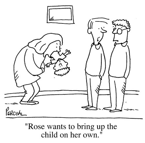 "Rose wants to bring up the child on her own."