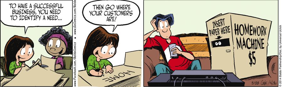 "To have a successful business, you need to identify a need...then go where your customers are!"