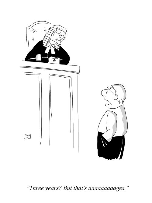 'Three years? But that's aaaaaaaaaages.'
