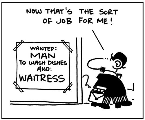 'Now that's the sort of job for me.'