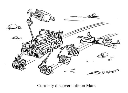 Curiosity discovers life on Mars