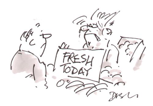 Dirty greengrocer.