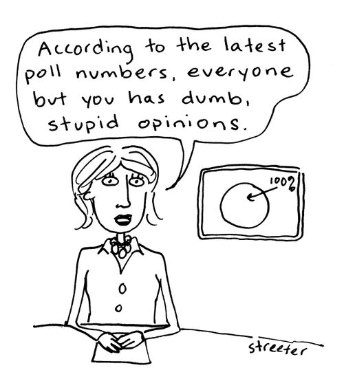 Everyone but you has dumb opinions.
