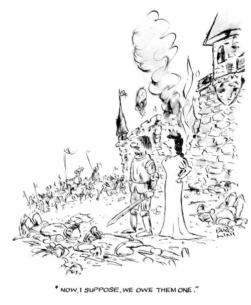 'Now I suppose, we owe them one.'