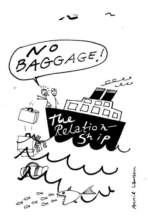 Baggage thrown from The Relation-Ship