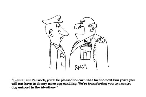 'Lieutenant Fenwick, you'll be pleased to learn...