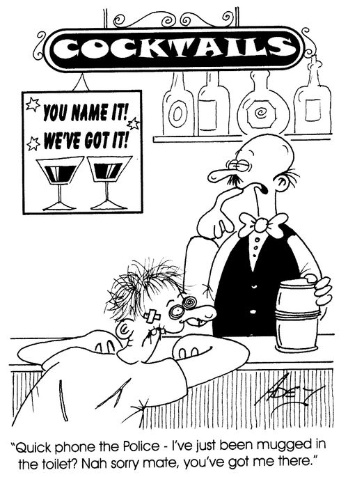 Cocktails - "...Nah, sorry mate, you've got me there."