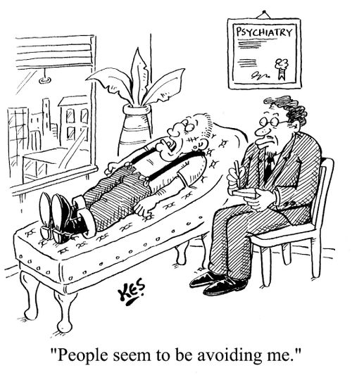 'People seem to be avoiding me.'