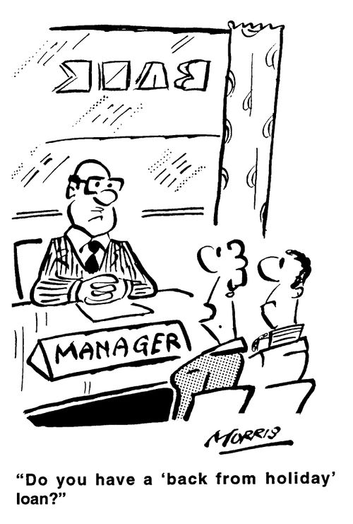 Do you have a 'back from holiday' loan?