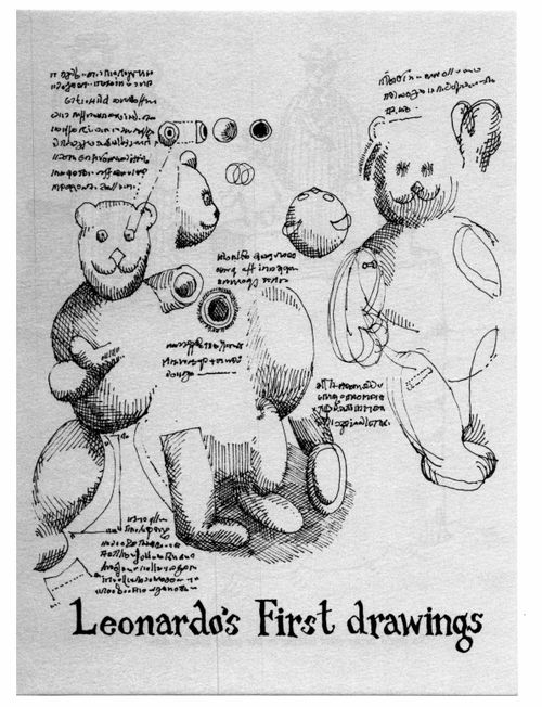 Leonardo's first drawing