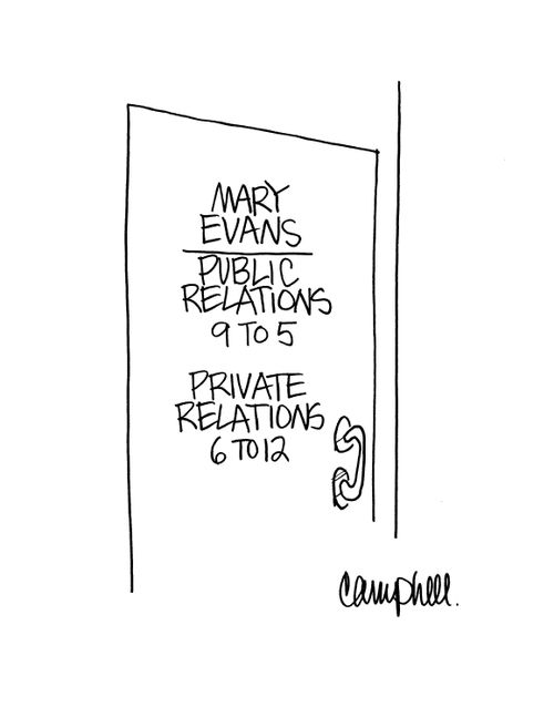 Mary Evans - Public Relations 9 to 5, Private Relations 6 to 12