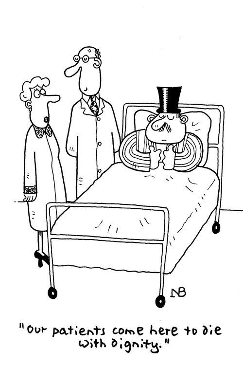'Our patients come here to die with dignity.'