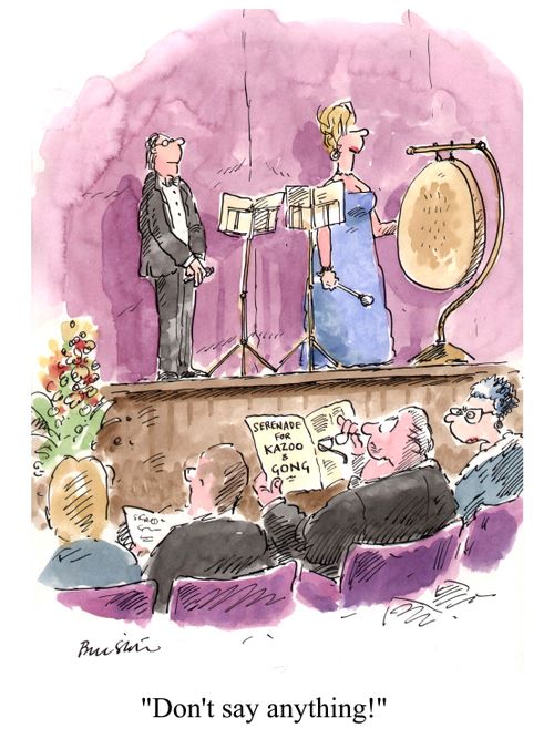 'Don't say anything!'