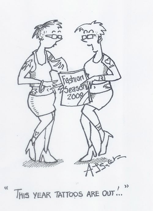 'This year tattoos are out!...'