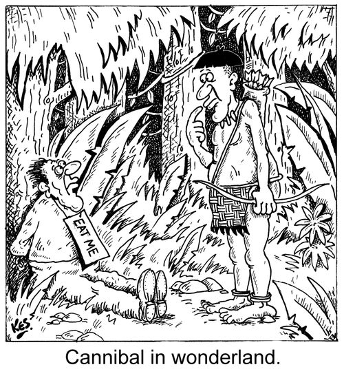 Cannibal in wonderland.