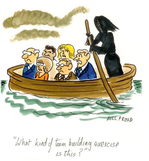 'What kind of team building exercise is this?'