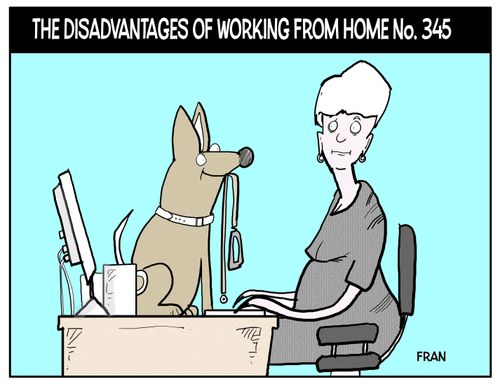 The disadvantages of working from home