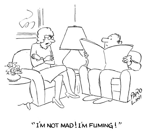 'I'm not mad! I'm fuming!'