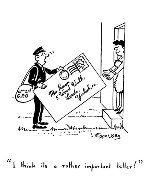 'I think it's a rather important letter!'