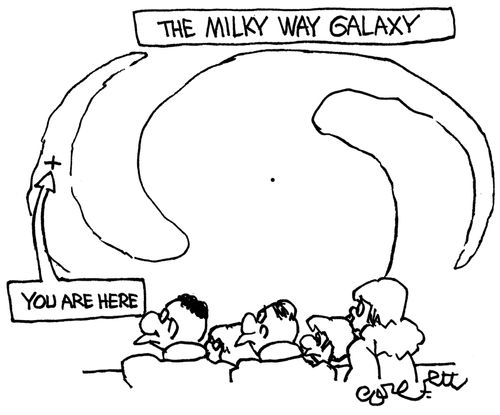 The Milky Way Galaxy: 'You are here.'