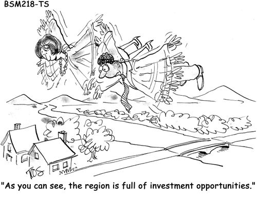 'As you can see, the region is full of investment opportunities.'