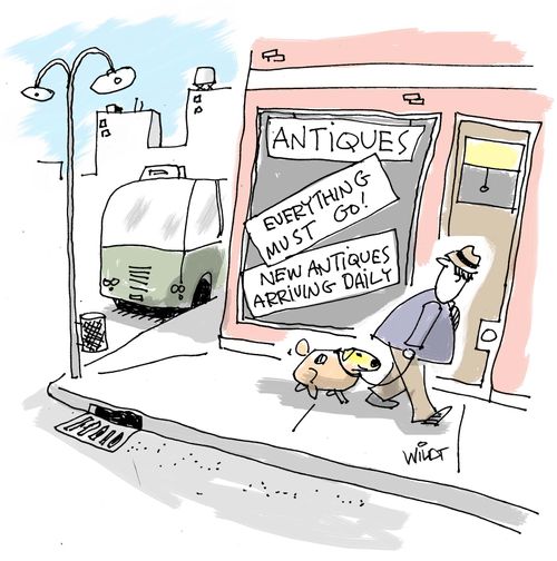 Antiques: Everything must go! New antiques arriving daily.