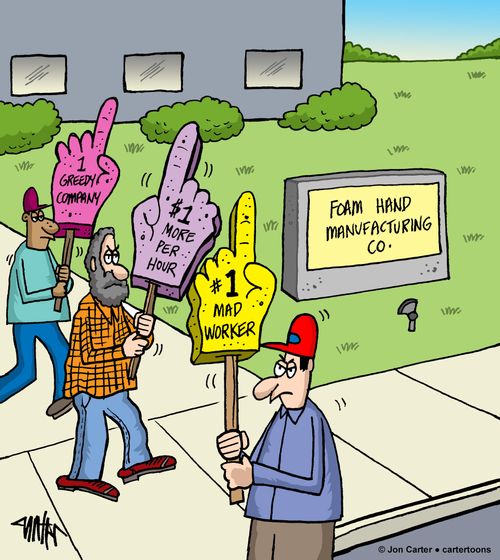 Foam Hand Manufacturer - Picket Line