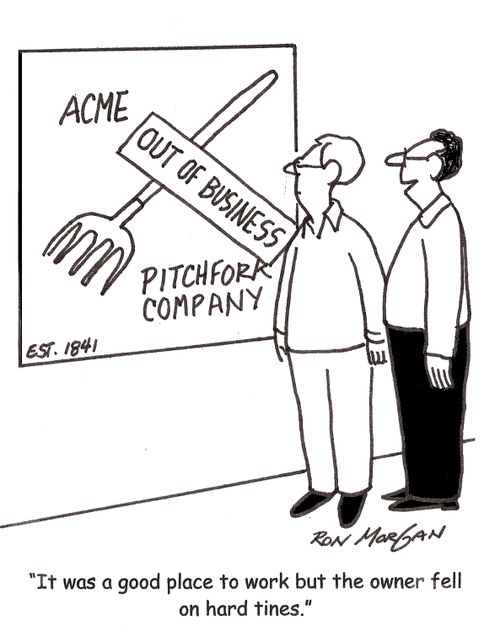 'It was a good place to work but the owner fell on hard tines.'