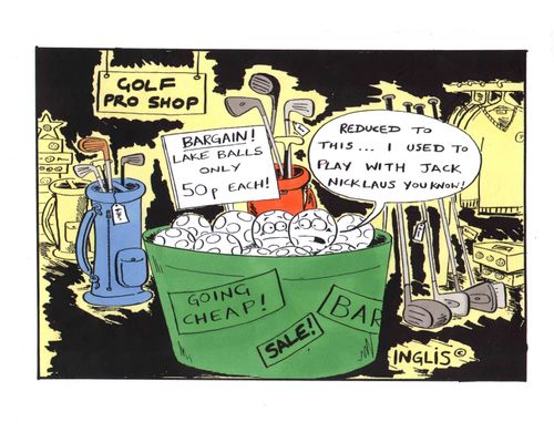 "I used to play with Jack Nicklaus you know!"