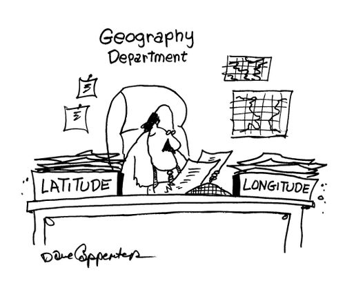 Department of Geography: Latitude and Longitude.