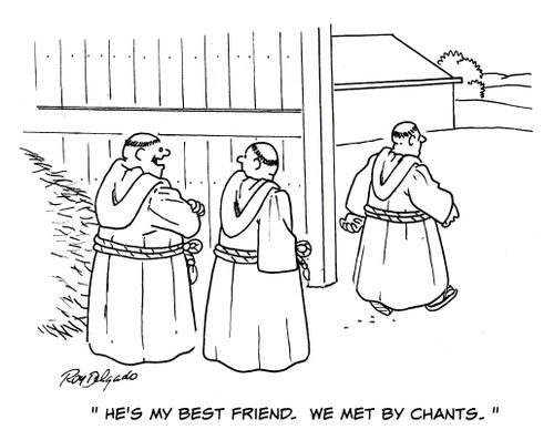 'He's my best friend. We met by chants.'