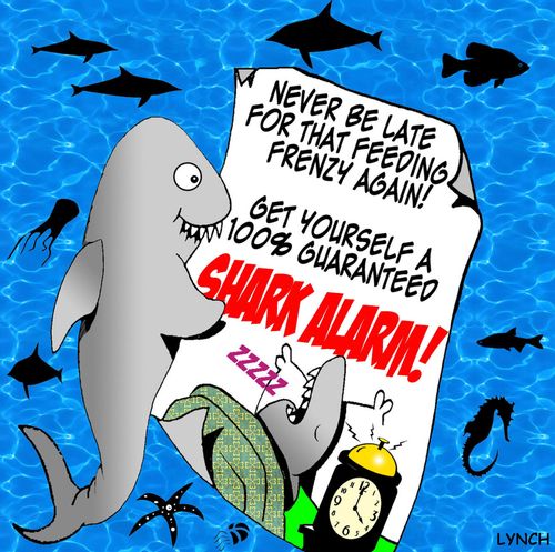 Shark Alarm: Never Be Late For That Frenzy Again!