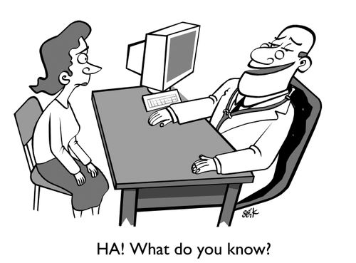 "HA! What do you know?"